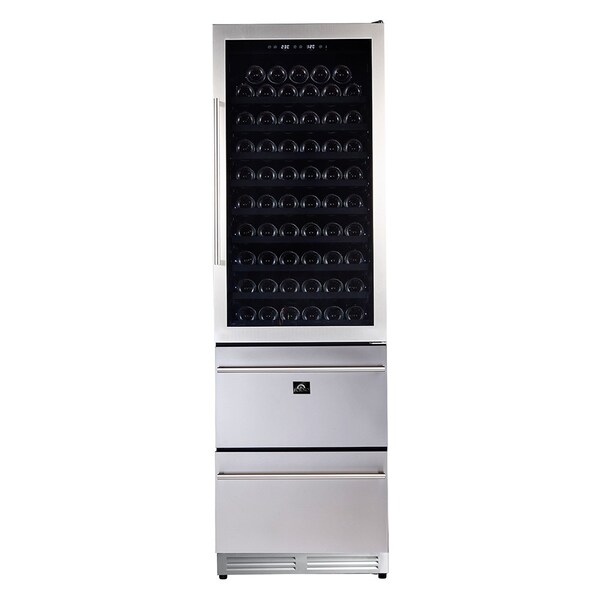 Forno Azienda Dual Temperature Zone Wine Cooler -108 Bottles FWCDR6628-24S - main